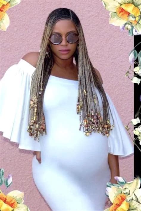 Braids And The Bump Beyonce S Latest Pregnancy Fashion Forthefans Lisa A La Mode Lemonade