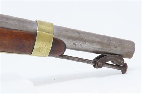 French Marine Pistol Tulle Arsenal Mle Caliber Percussion Antique Used By French Navy