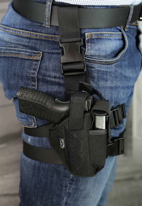 Tactical Nylon Leg Holster With Extra Mag Ph