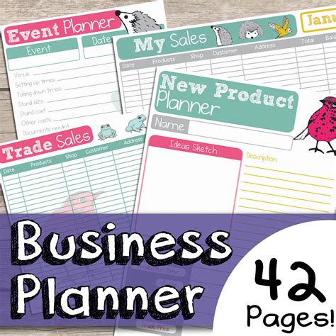 6 Best Images Of Business Planner Printable Free Printable Home