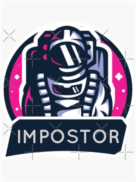 Impostor Among Us Sticker For Sale By Abegailfrely Redbubble