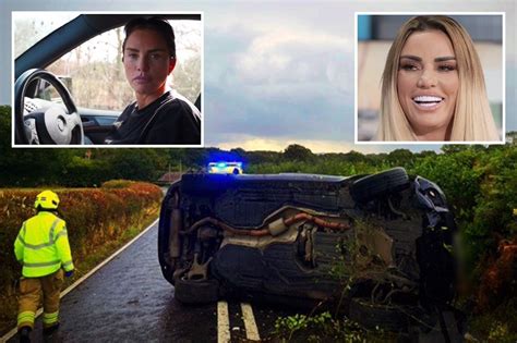 Katie Price Car Crash Dramatic Picture Shows How Star Rolled Bmw In Drink And Drug Drive Smash