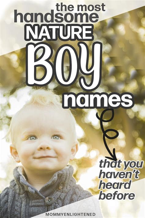 Looking For Newborn Baby Boy Names Check Out These Nature Name Ideas