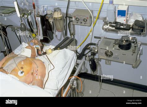 Patient In Intensive Care Unit Itu Or Icu Stock Photo Royalty Free