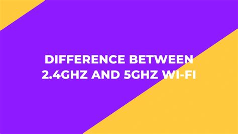 Difference Between 24ghz And 5ghz Wi Fi Smart Home Resources