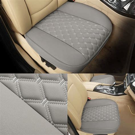 universal leather car seat cover front rear bottom cushion protector waterproof ebay