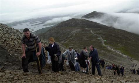 Pilgrims Are Advised Not To Climb Croagh Patrick Barefoot