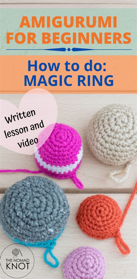 How To Do A Magic Ring Amigurumi For Beginners Tnk