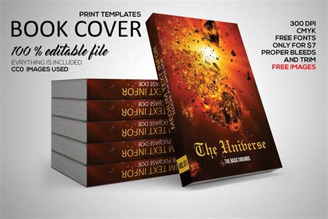 Book Cover Template 63743