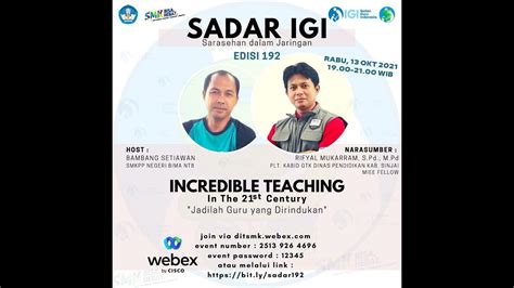 INCREDIBLE TEACHING IN THE 21-st CENTURY- JADILAH GURU YANG DIRINDUKAN