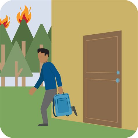 Pictograph: Create a Wildfire Evacuation Plan