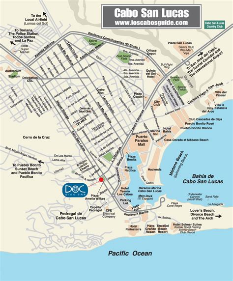 Mapa De Cabo San Lucas Printable Maps Online