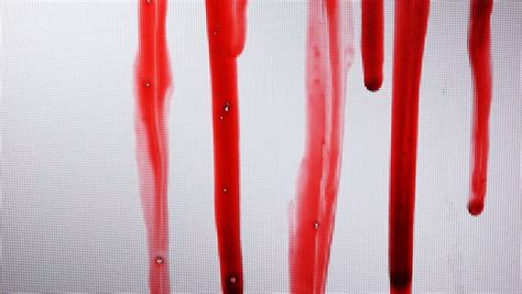 Blood Splash On Frosted Glass Stock Footage Video 14075603 Shutterstock