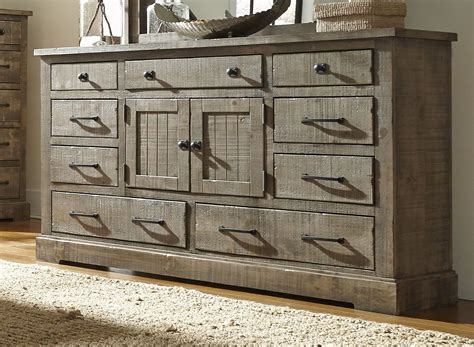 Available too see in our showroom. Meadow Weathered Gray Panel Bedroom Set from Progressive ...