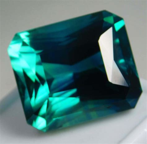 Natural Grandidierite Bluish Green Emerald Cut 5220 Ct Rare Certified