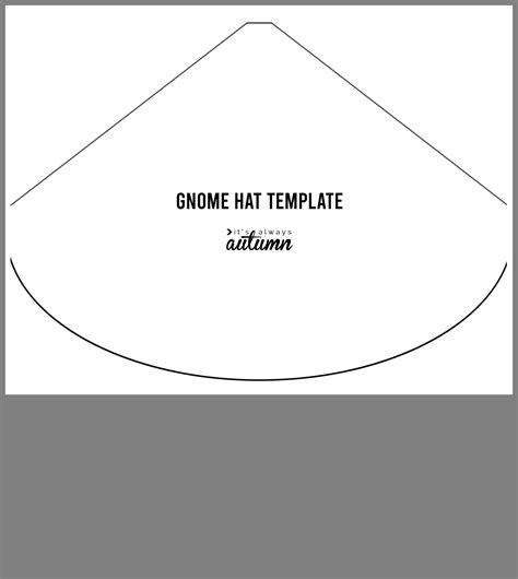 Template Free Printable Gnome Hat Pattern