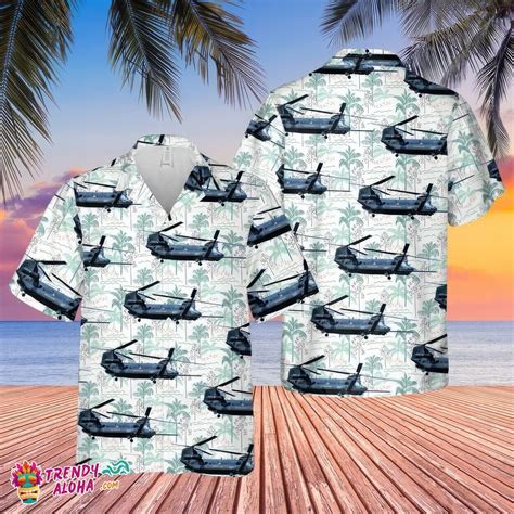 US Army 160th SOAR Chinook 4th July Patriotic Aloha Hawaiian Top