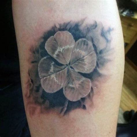 Check spelling or type a new query. 60 Four Leaf Clover Tattoo Designs For Men - Good Luck Ink Ideas