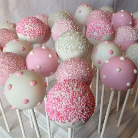 Polka Dot Cake Pops For Confetti Birthday By Sweetwhimsyshop