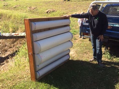 Cut and paint the pieces of wood for each part of the duck house. PVC pipes for the floating duck house | Animals ...