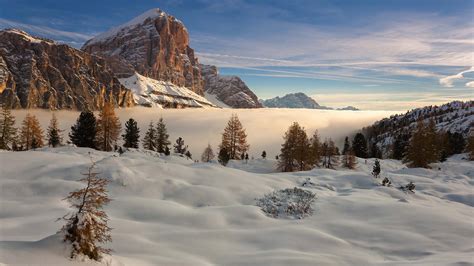 Winter Dolomites Wallpapers Wallpaper Cave