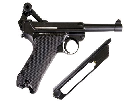 Kwc Luger P08 C02 Blowback Airsoft Pistol Replicaairgunsca