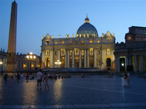 Free Vatican At Night Stock Photo