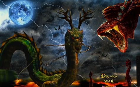Dragon War By Csuk 1t D7k02yy : Wallpapers13.com