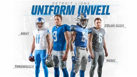 The detroit lions are a professional football team playing in the north division of the nfc (national football conference) of the nfl. Lions unveil new uniforms