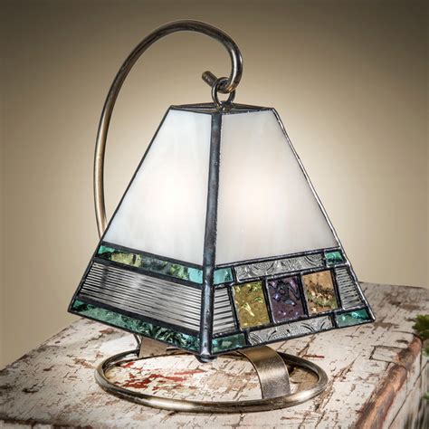 Colorful Stained Glass Accent Lamp J Devlin Lam 695