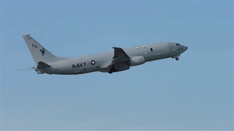 Us Navy Boeing P 8a Poseidon Sub Hunter Landing And Takeoff Cae 6 26 20