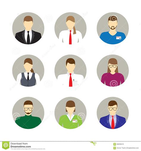 12 Business Avatar Icons Male Images Free Business