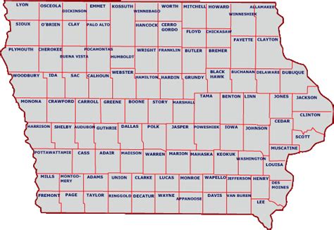 Iowas Geographic Landforms And Regions