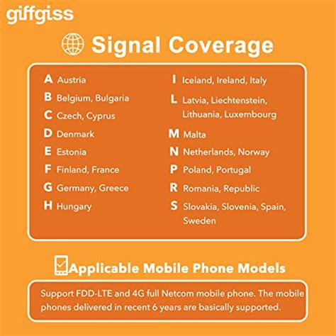 Orange Europe Prepaid Sim Card 10gb Internet Data In 4glte 50 Mins