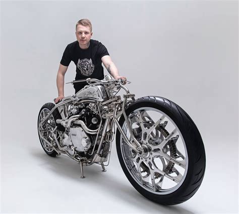 Elegant Looking Custom Motorcycle Vincent By Zillers Garage