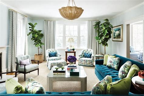 Proud supplier of benjamin moore paints in spring and katy texas now open! floral chintz fiddle-leaf figs walls painted sky blue ...