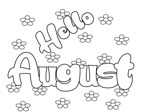 This is another set that goes along with our summer no prep pack. Top 15 August Coloring Pages Preschoolers Free Very Unique