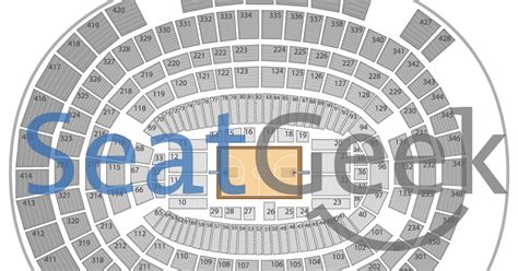 Msg Seating Chart Concert