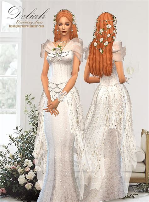 Amazing Sims4 Alpha Wedding Dress Cc All Sims Cc