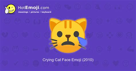 And of course, you can always just hit the add image button. Crying Cat Face Emoji Meaning with Pictures: from A to Z