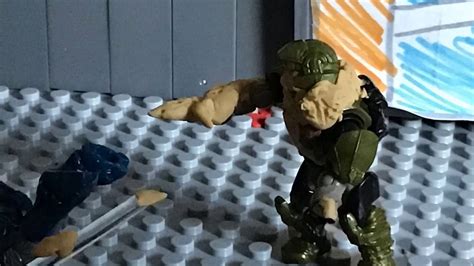 Halo Mega Construx Marine Gets Infected By The Flood Test Youtube
