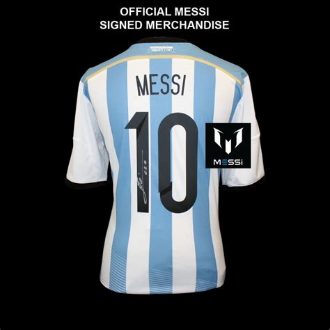 Buy Authentic Signed Lionel Messi Argentina Jersey In