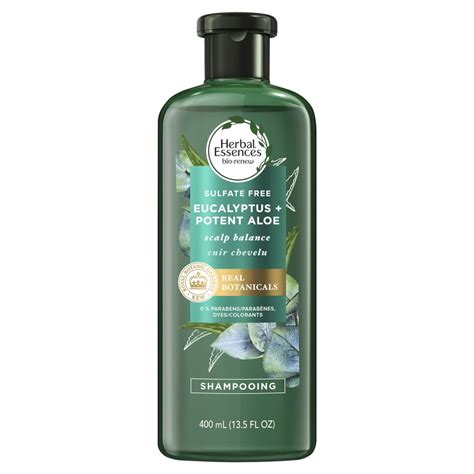 Herbal Essences Biorenew Aloe Eucalyptus Sulfate Free Shampoo Scalp