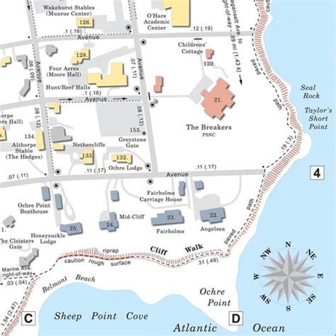 34 Map Of Newport Ri Mansions Maps Database Source
