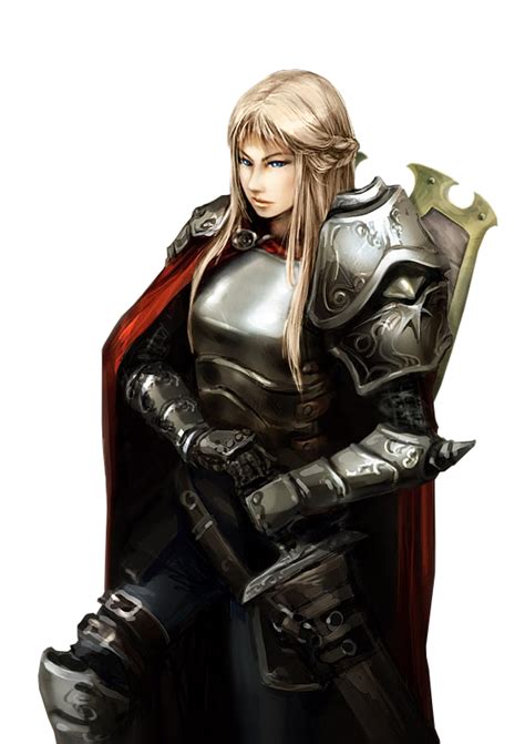 Female Knight Character Art Fantasy Women