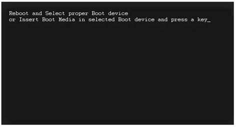4 Methods To Fix Reboot And Select Proper Boot Device Error Windows