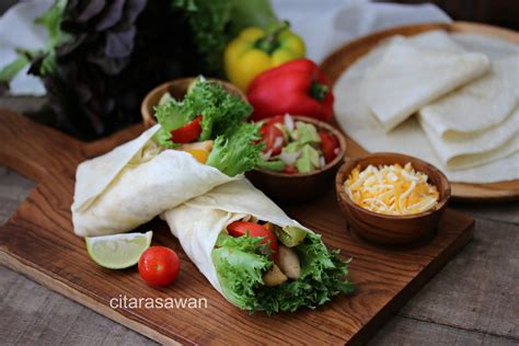 Resepi sup ayam simple sihat dan sedap bahan2. Tortillas Fajitas Ayam Mexico ~ Resepi Terbaik