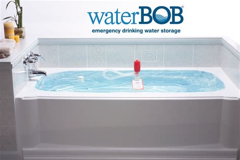 Collect water in your bathtub: NEW water BOB Fresh Emergency Drinking Water Storage 100 ...