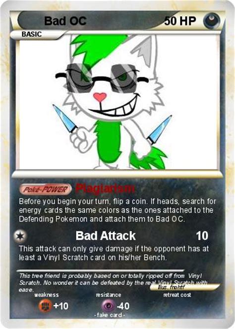Pokémon Bad Oc Plagiarism My Pokemon Card
