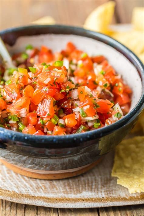Homemade Pico de Gallo Recipe Salsa Fresca